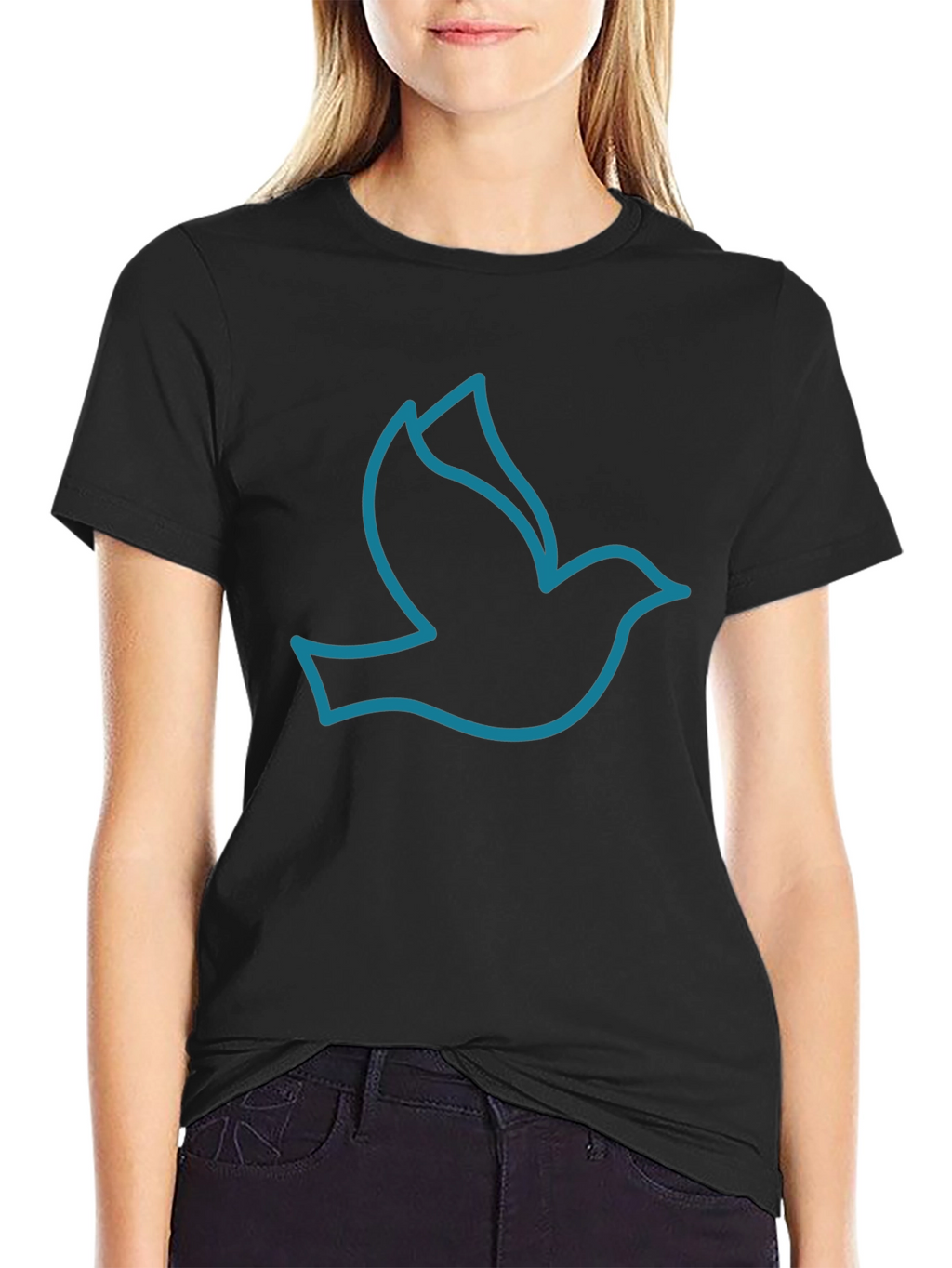 Dove Graphic Tee - Mens Black T-Shirt