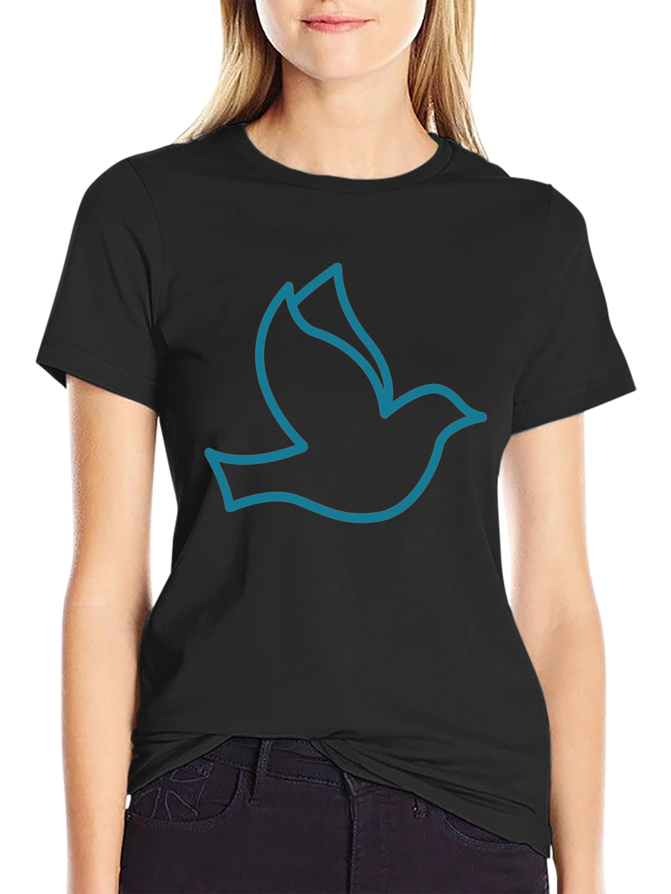 Dove Graphic Tee - Mens Black T-Shirt