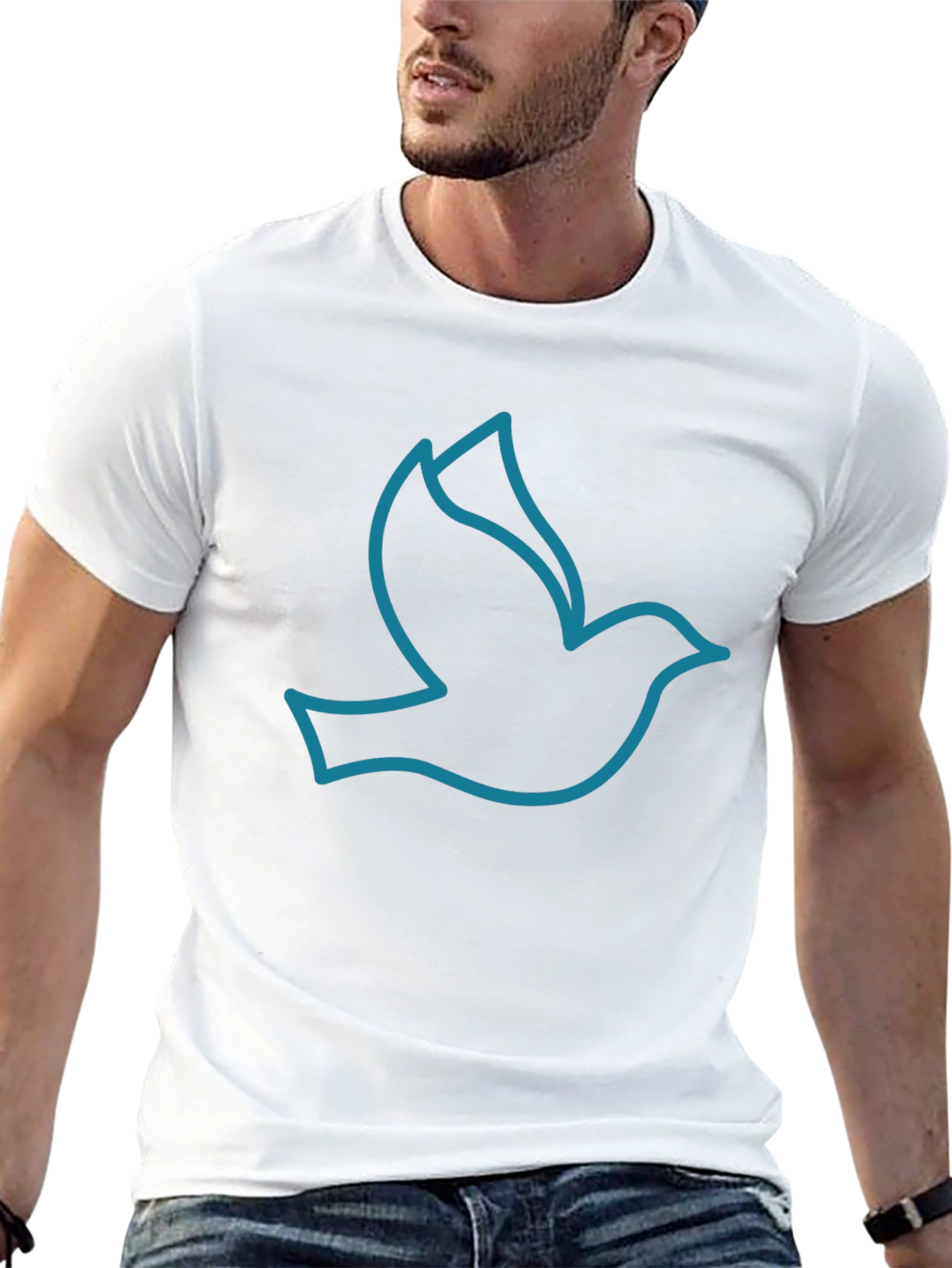 Dove Graphic Tee - Mens Black T-Shirt