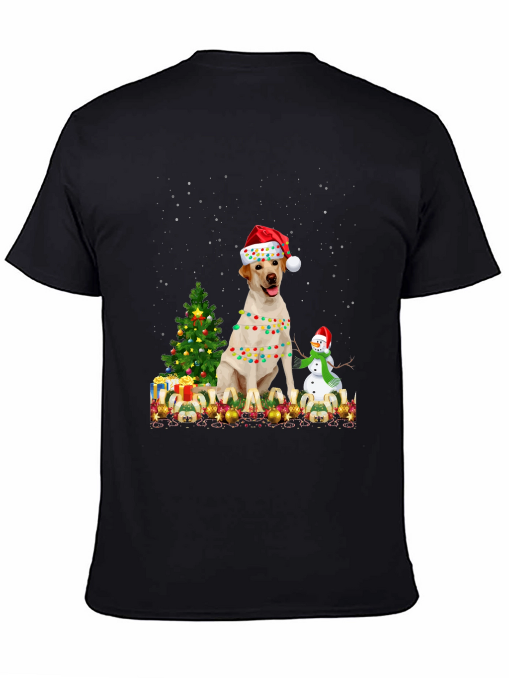 Christmas Labrador Dog T-Shirt