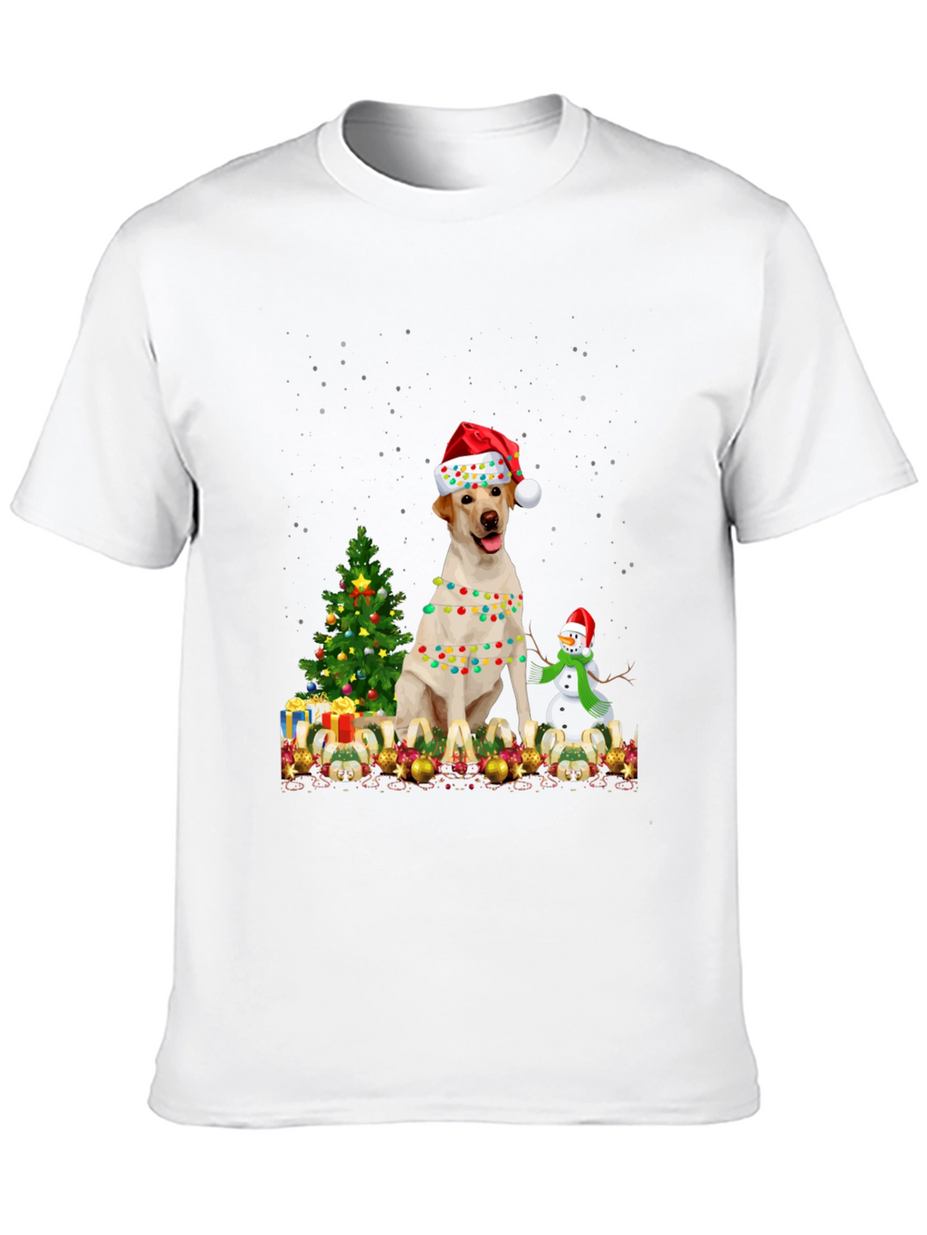 Christmas Labrador Dog T-Shirt