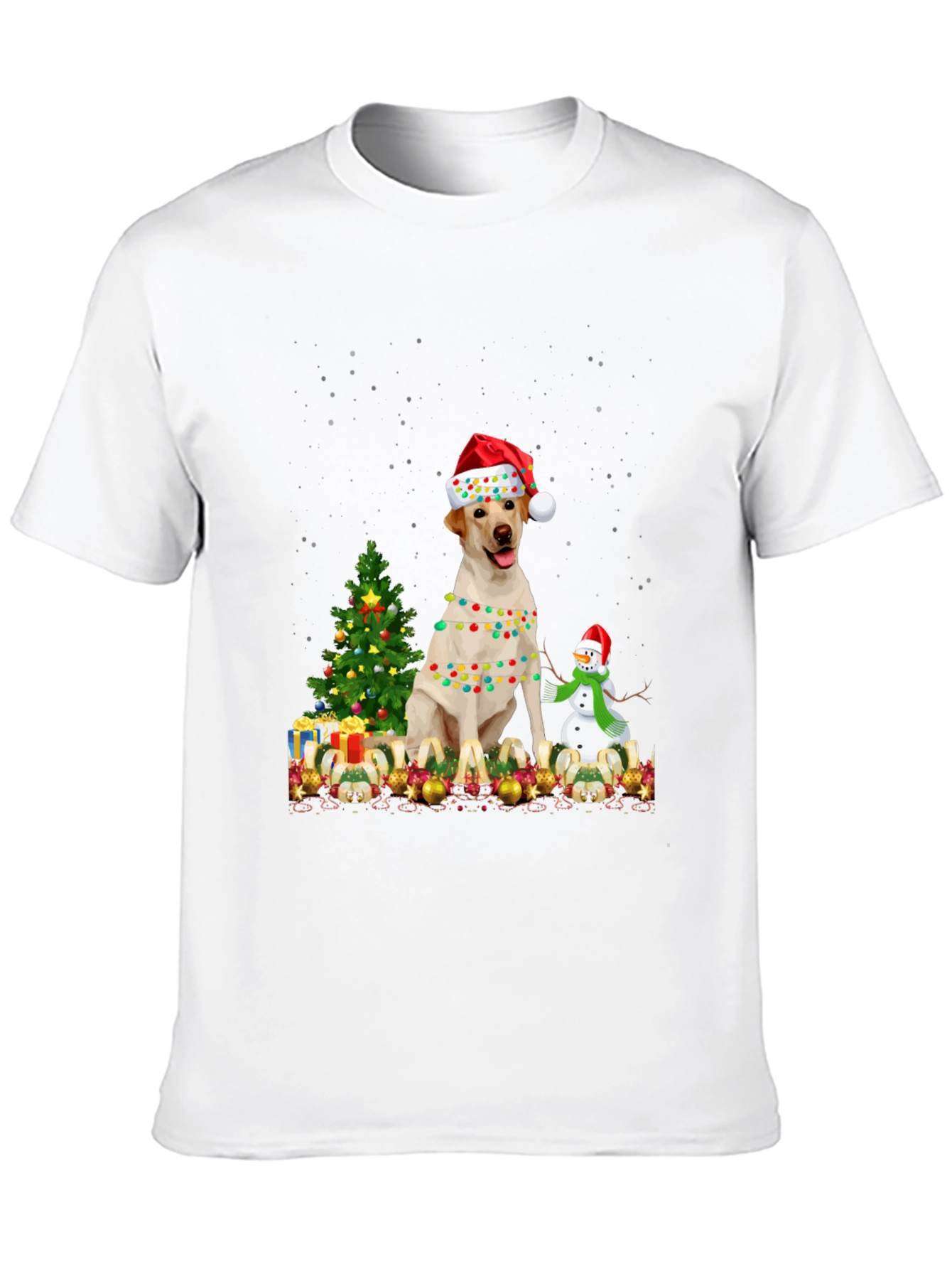 Christmas Labrador Dog T-Shirt