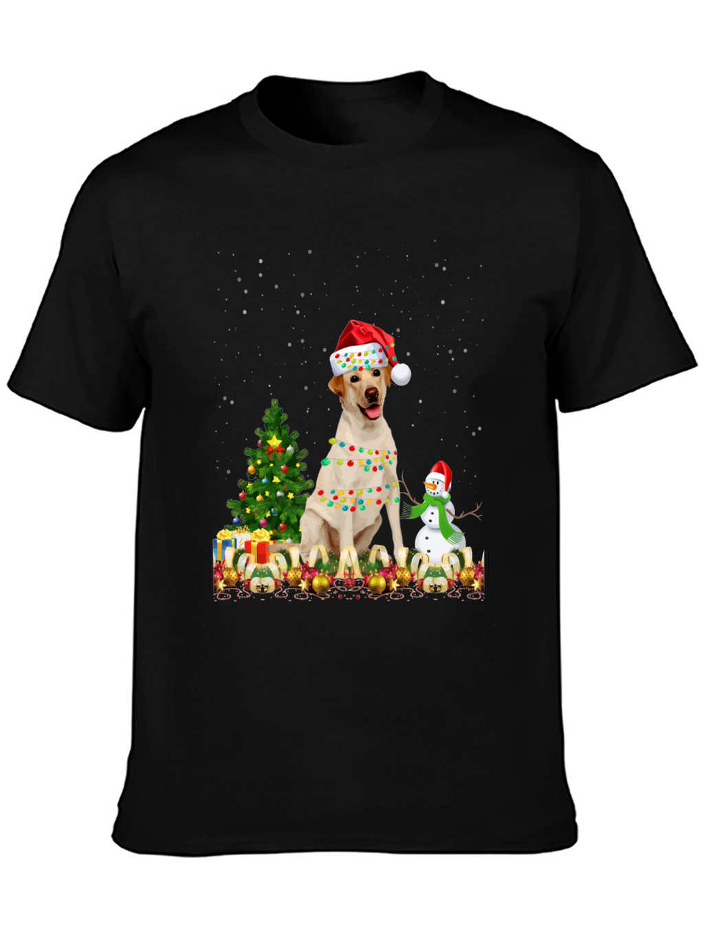 Christmas Labrador Dog T-Shirt