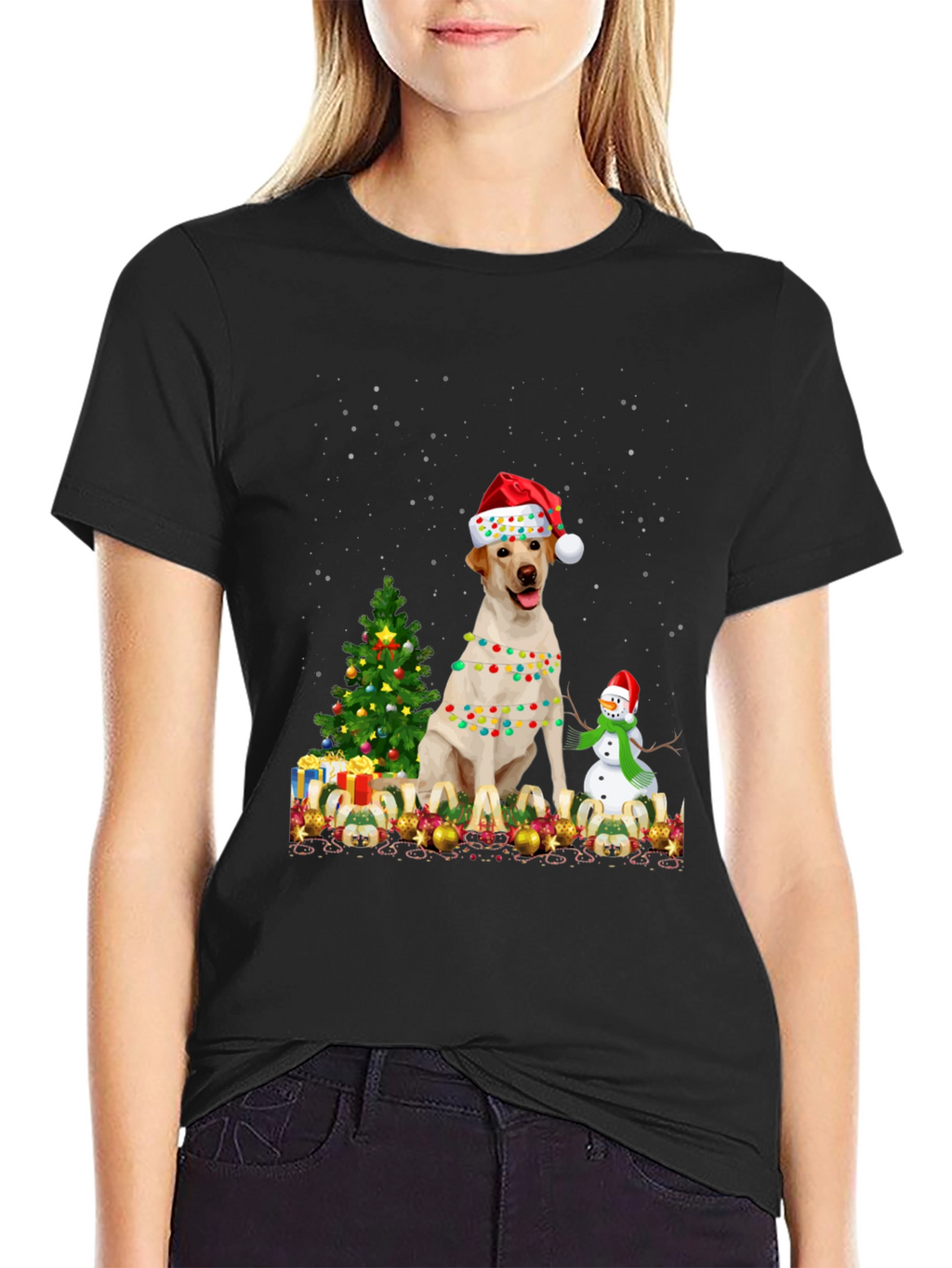 Christmas Labrador Dog T-Shirt
