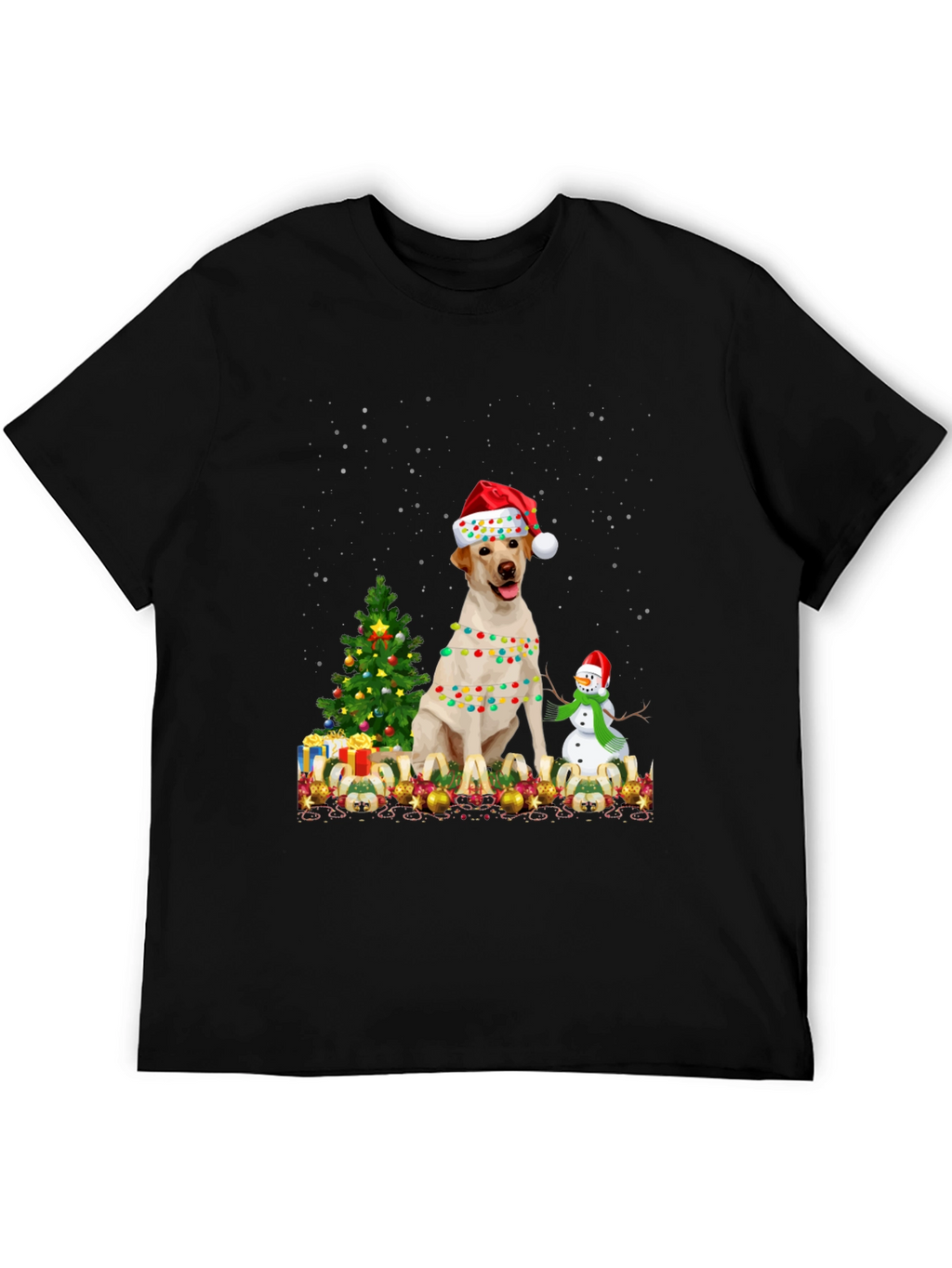 Christmas Labrador Dog T-Shirt