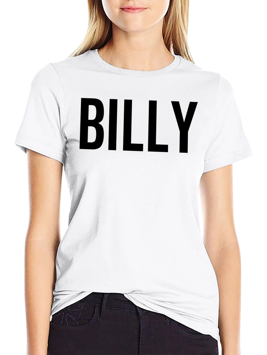 BILLY Black Crew Neck T-Shirt