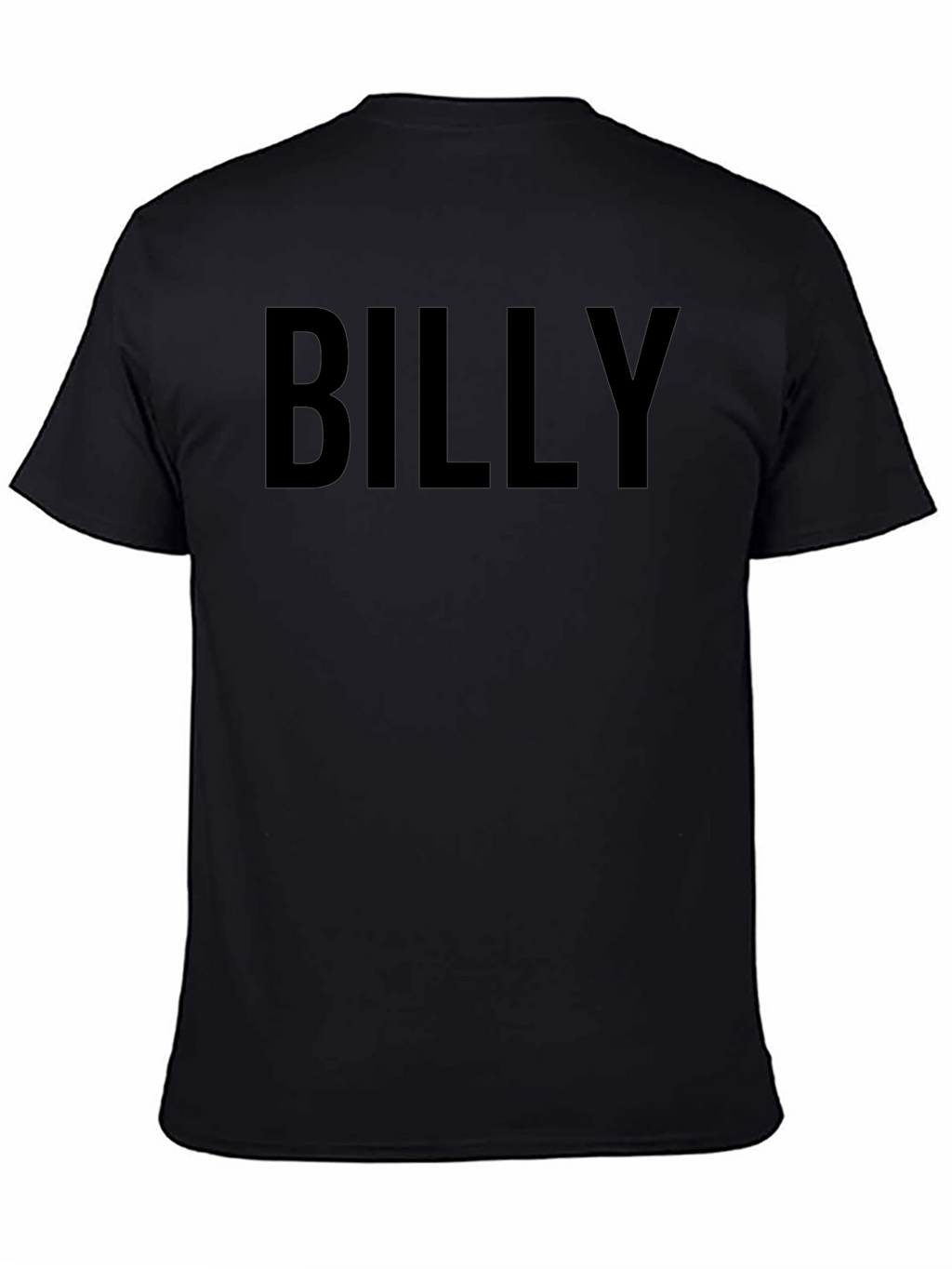 BILLY Black Crew Neck T-Shirt