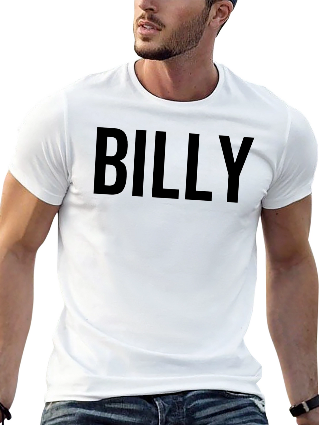 BILLY Black Crew Neck T-Shirt