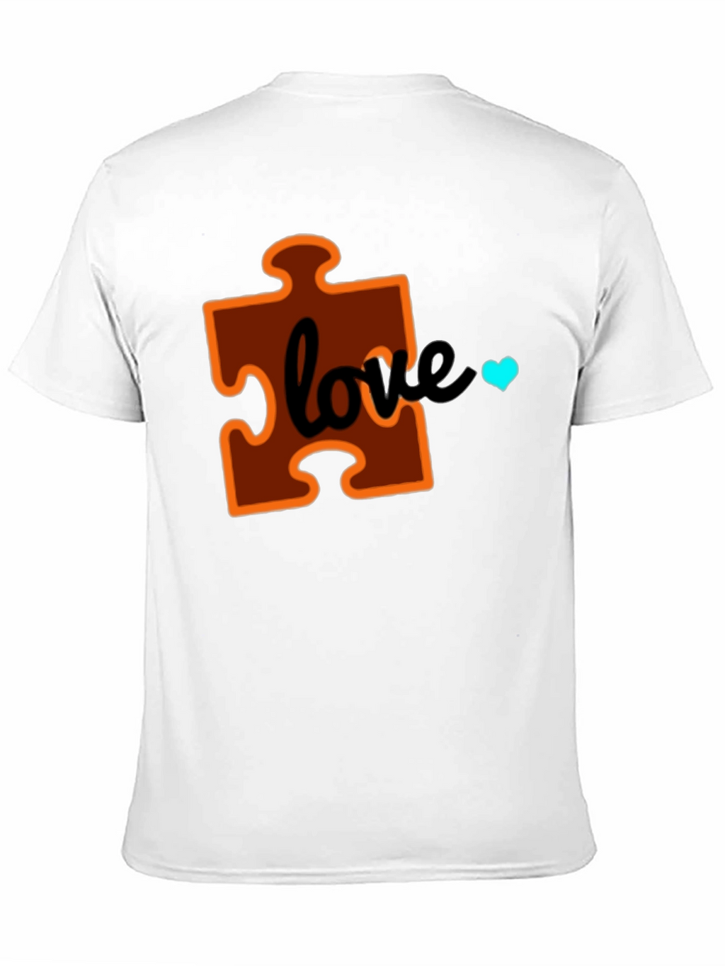 Autism Awareness Puzzle Piece Love T-Shirt