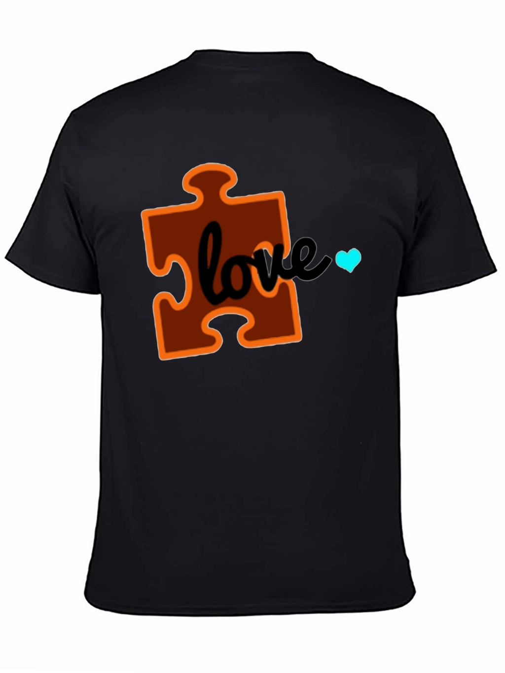 Autism Awareness Puzzle Piece Love T-Shirt
