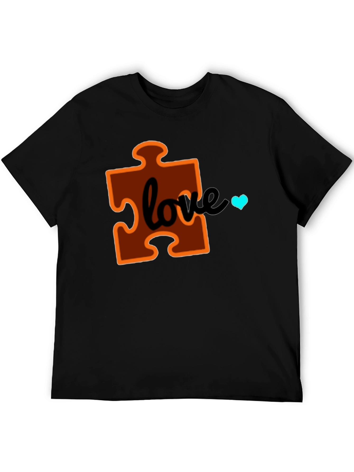 Autism Awareness Puzzle Piece Love T-Shirt