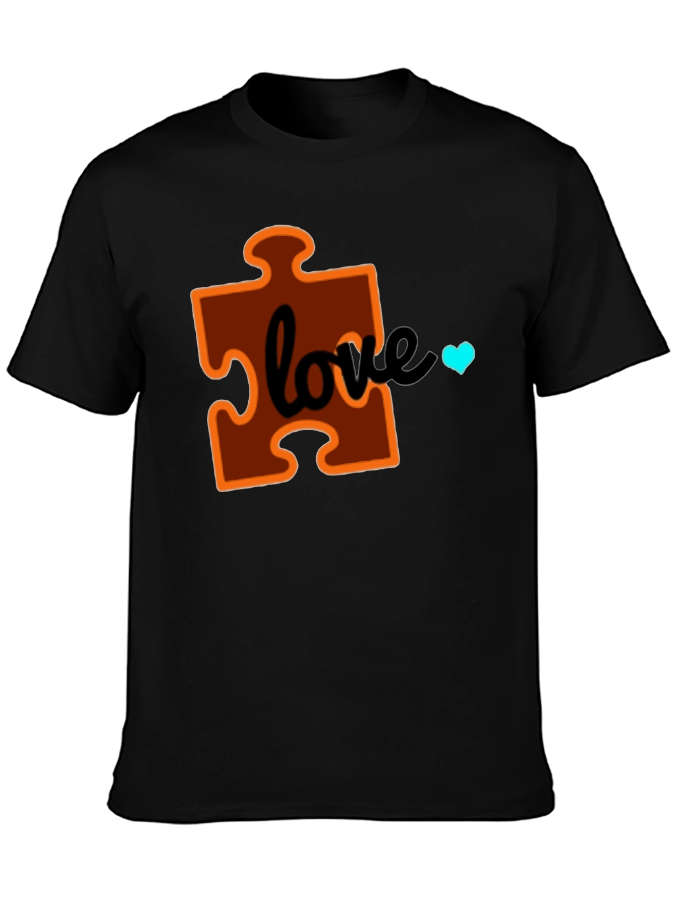 Autism Awareness Puzzle Piece Love T-Shirt