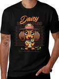 Dachshund Daisy Mugshot Graphic T-Shirt