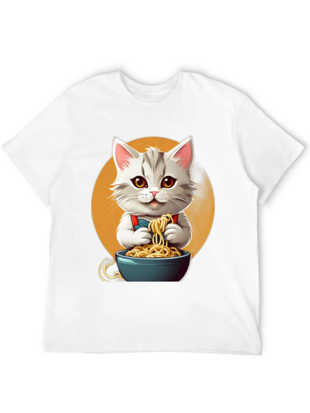 Cute Cat Ramen T-Shirt