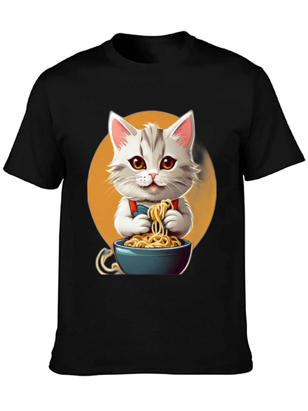 Cute Cat Ramen T-Shirt