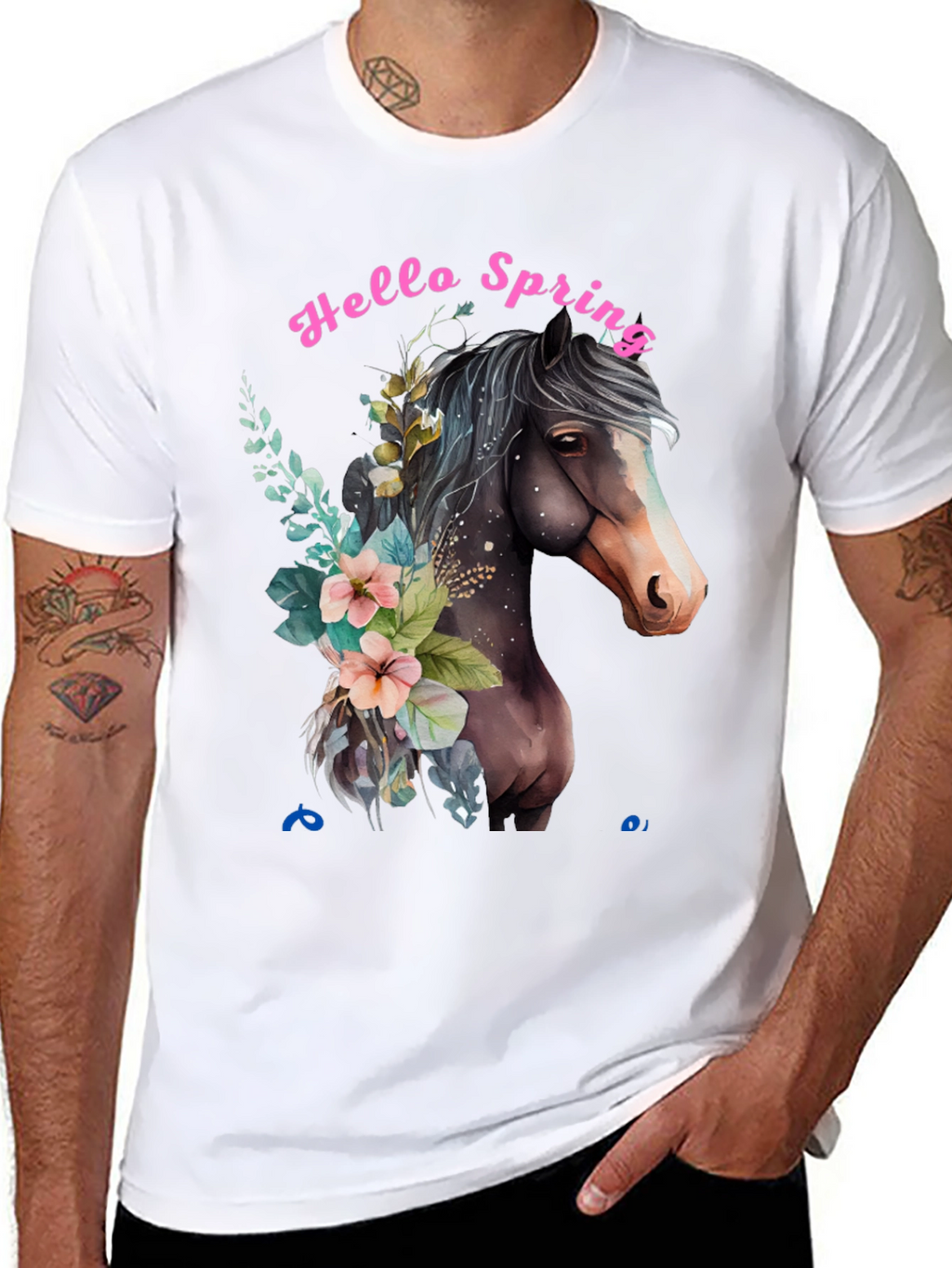 Hello Spring Horse T-Shirt