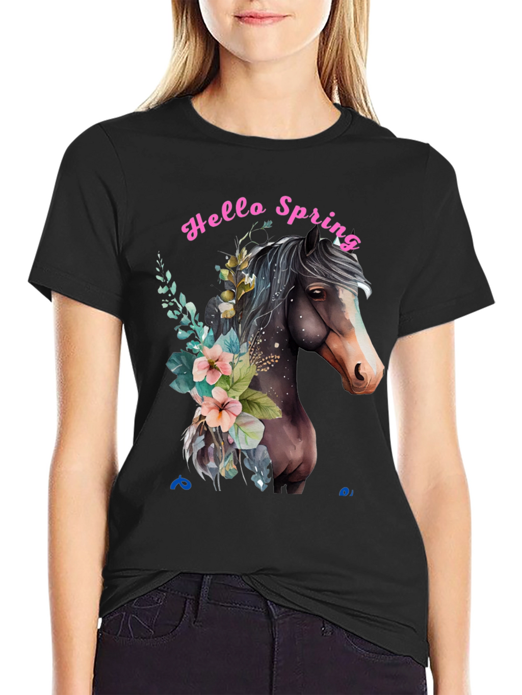 Hello Spring Horse T-Shirt