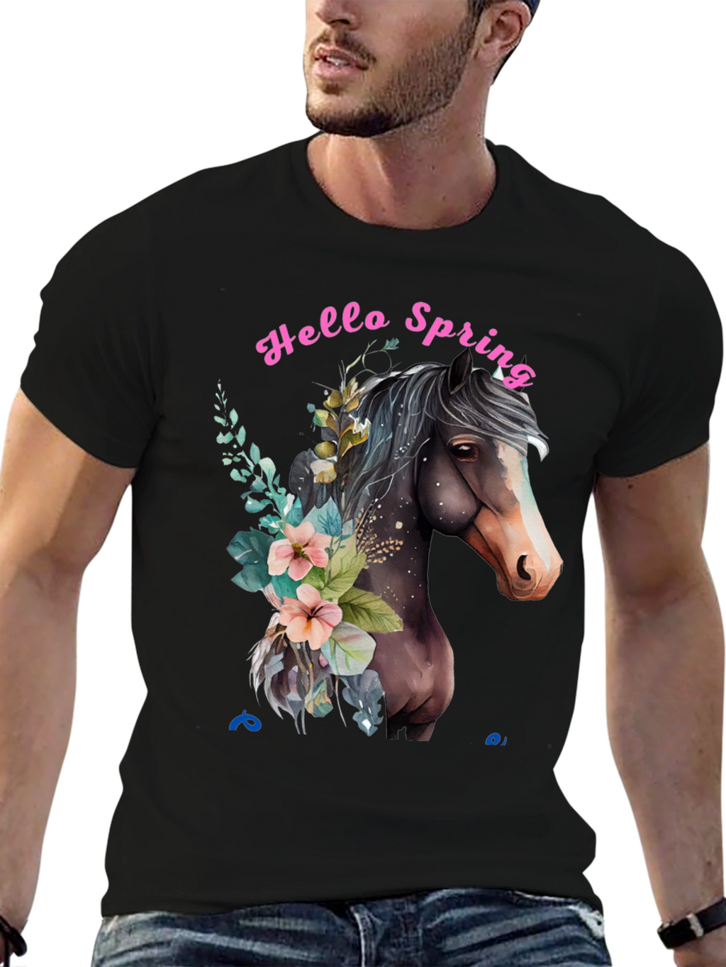 Hello Spring Horse T-Shirt