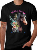 Hello Spring Horse T-Shirt