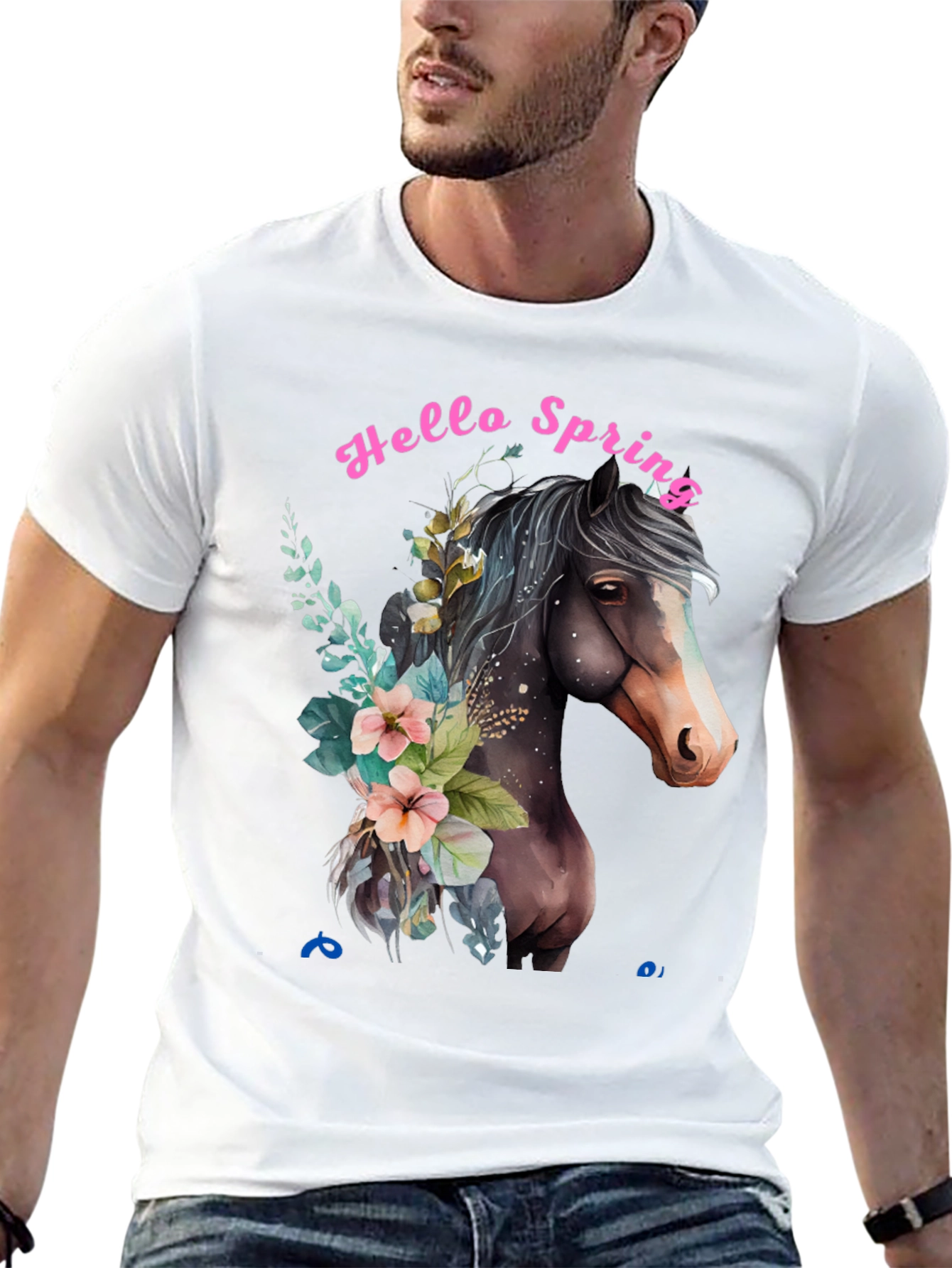 Hello Spring Horse T-Shirt