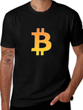 Bitcoin Logo Black T-Shirt