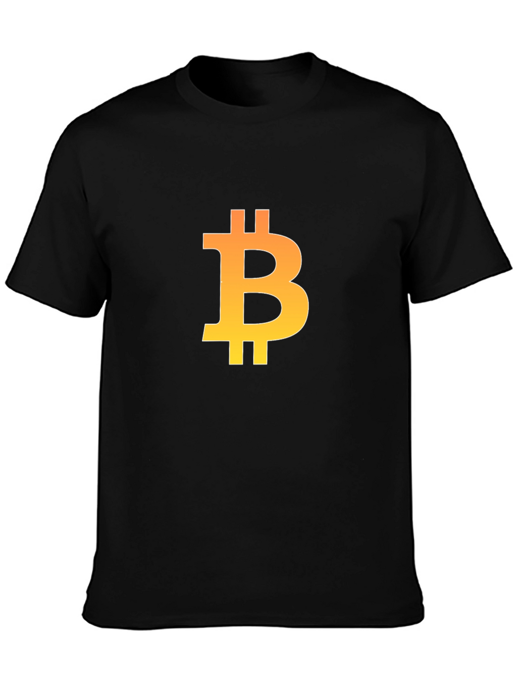 Bitcoin Logo Black T-Shirt