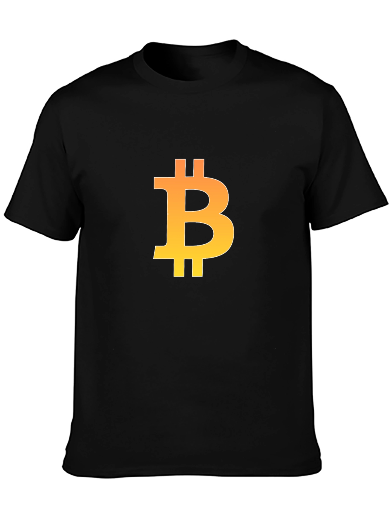 Bitcoin Logo Black T-Shirt