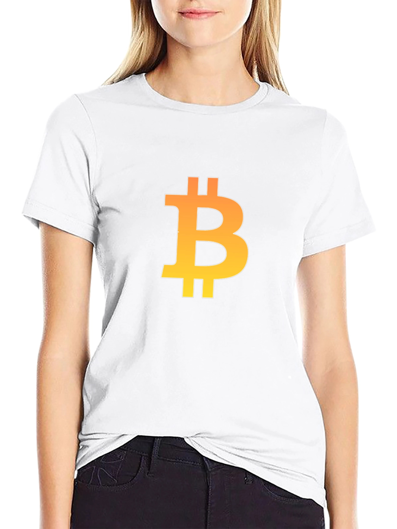 Bitcoin Logo Black T-Shirt