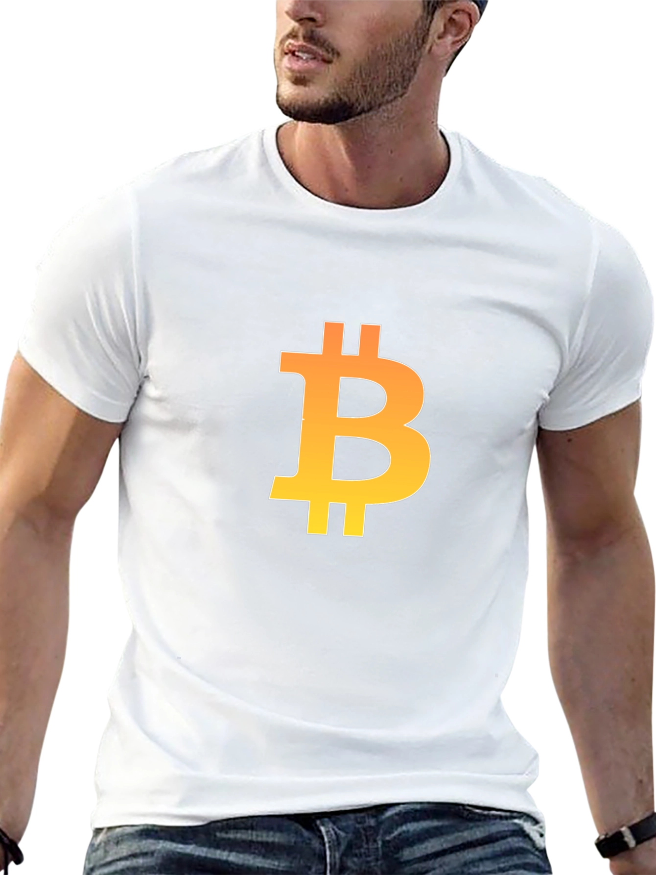 Bitcoin Logo Black T-Shirt