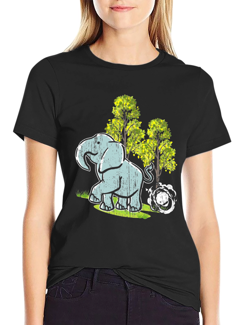 Elephant T-Shirt - Wildlife Design