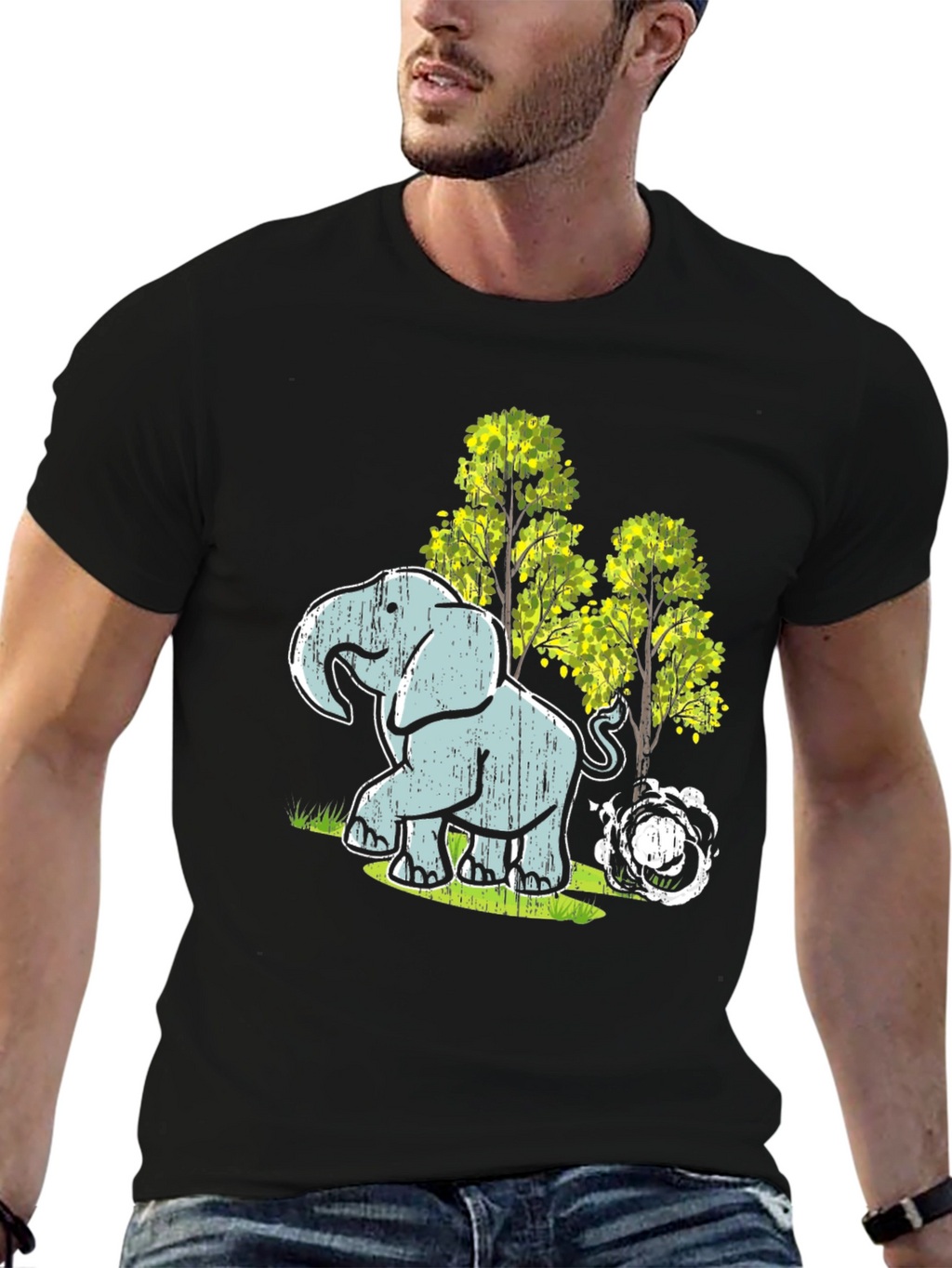 Elephant T-Shirt - Wildlife Design