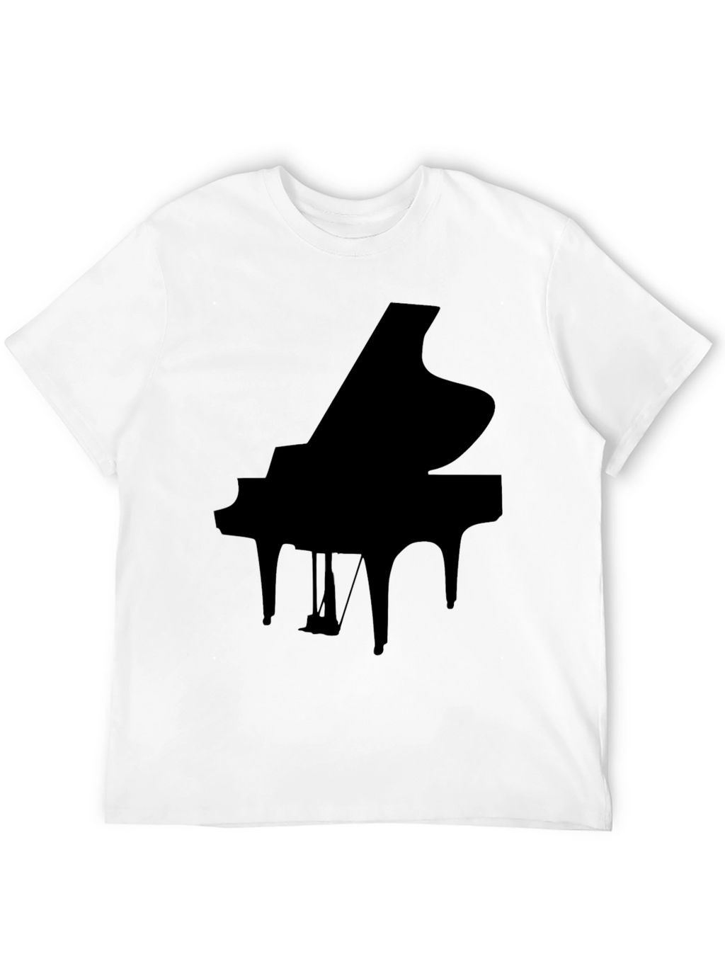 Grand Piano Graphic Tee - Black