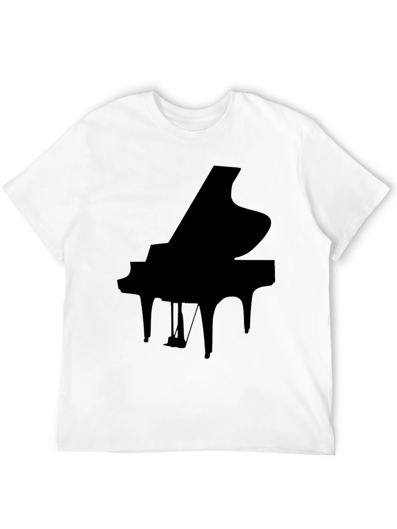 Grand Piano Graphic Tee - Black