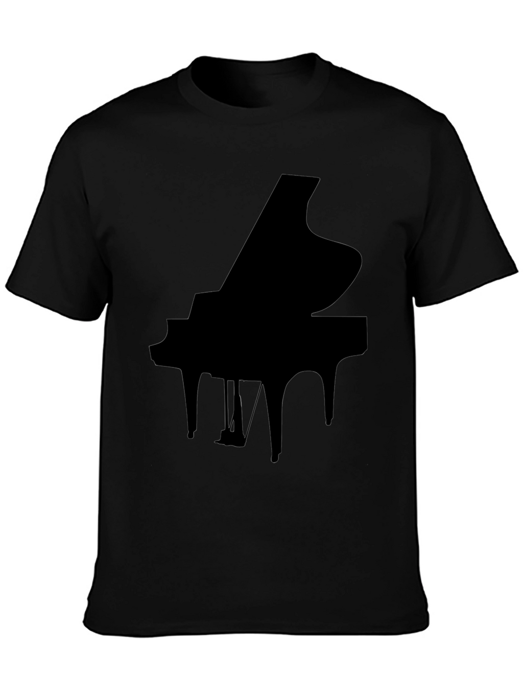 Grand Piano Graphic Tee - Black