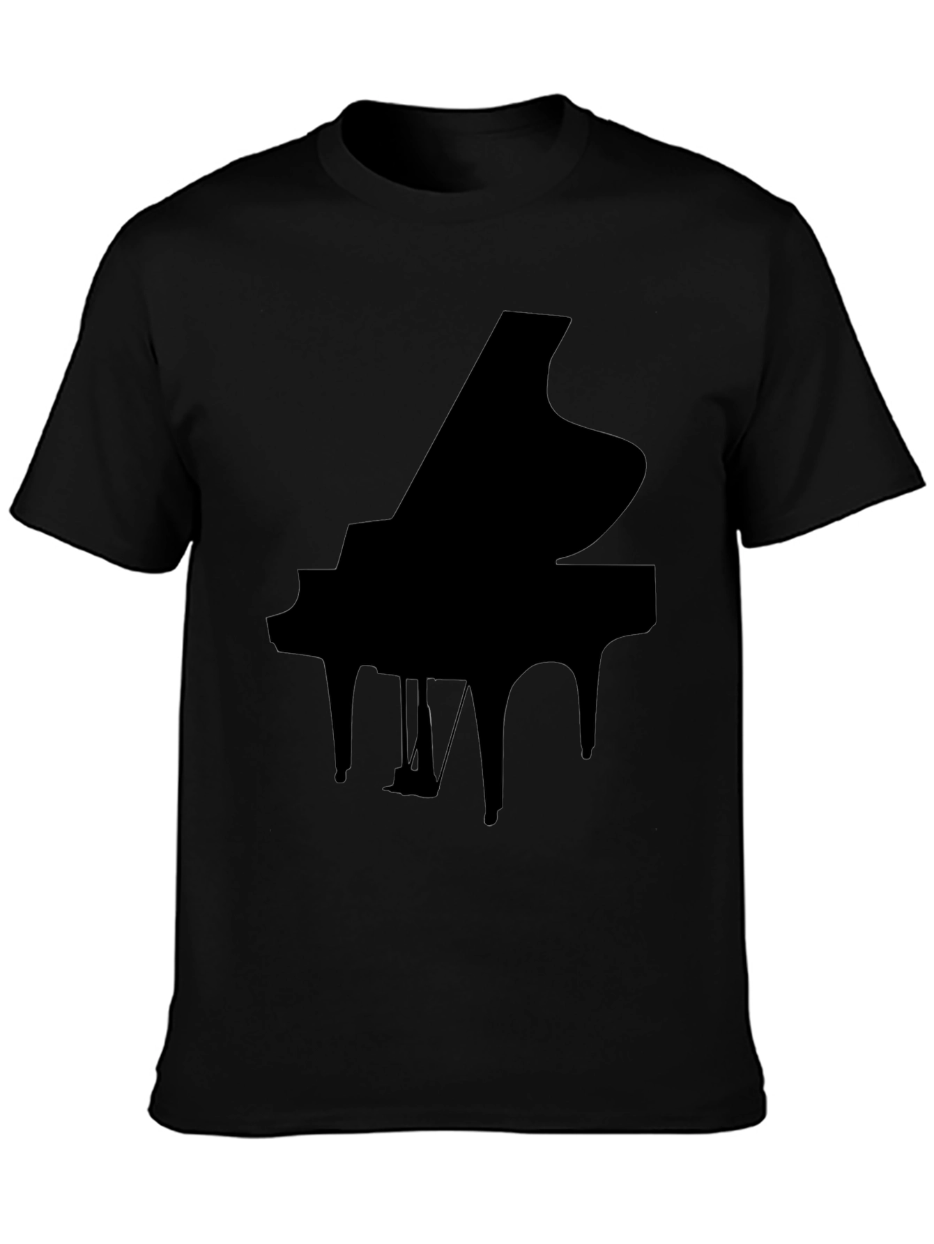 Grand Piano Graphic Tee - Black