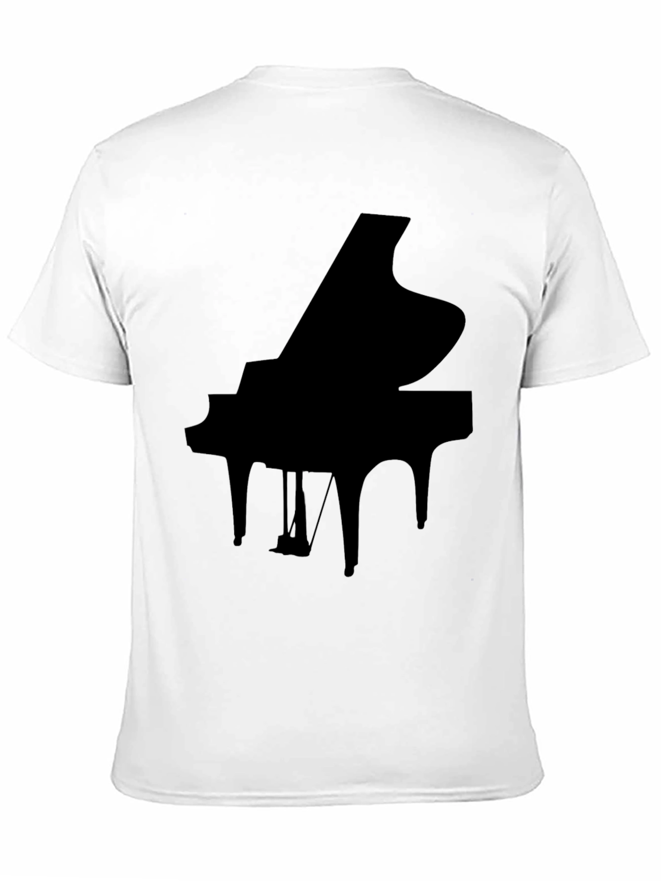 Grand Piano Graphic Tee - Black