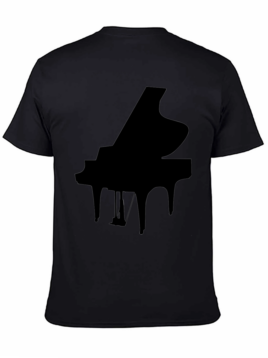 Grand Piano Graphic Tee - Black