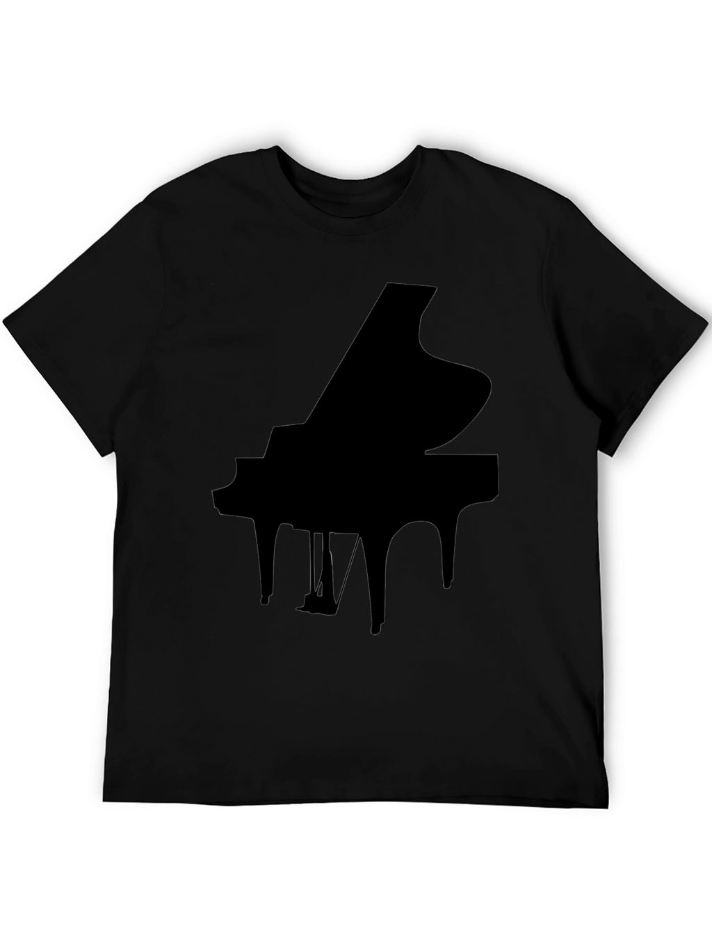 Grand Piano Graphic Tee - Black