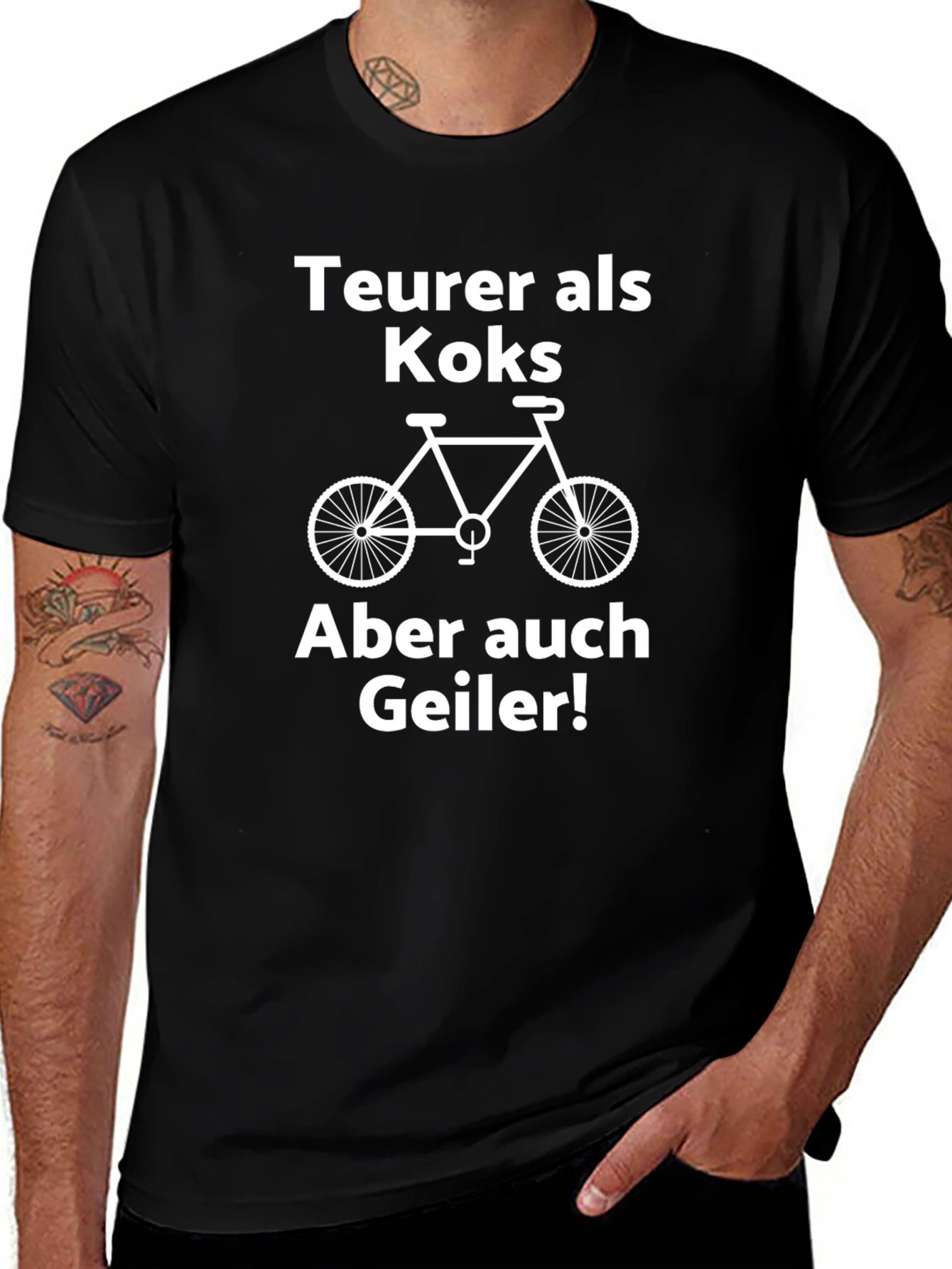 Funny Biker T-Shirt - Teurer als Koks Aber auch Geiler!