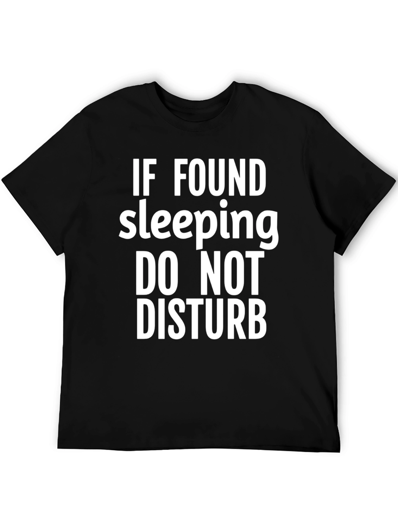Funny Sleeping T-Shirt - Do Not Disturb