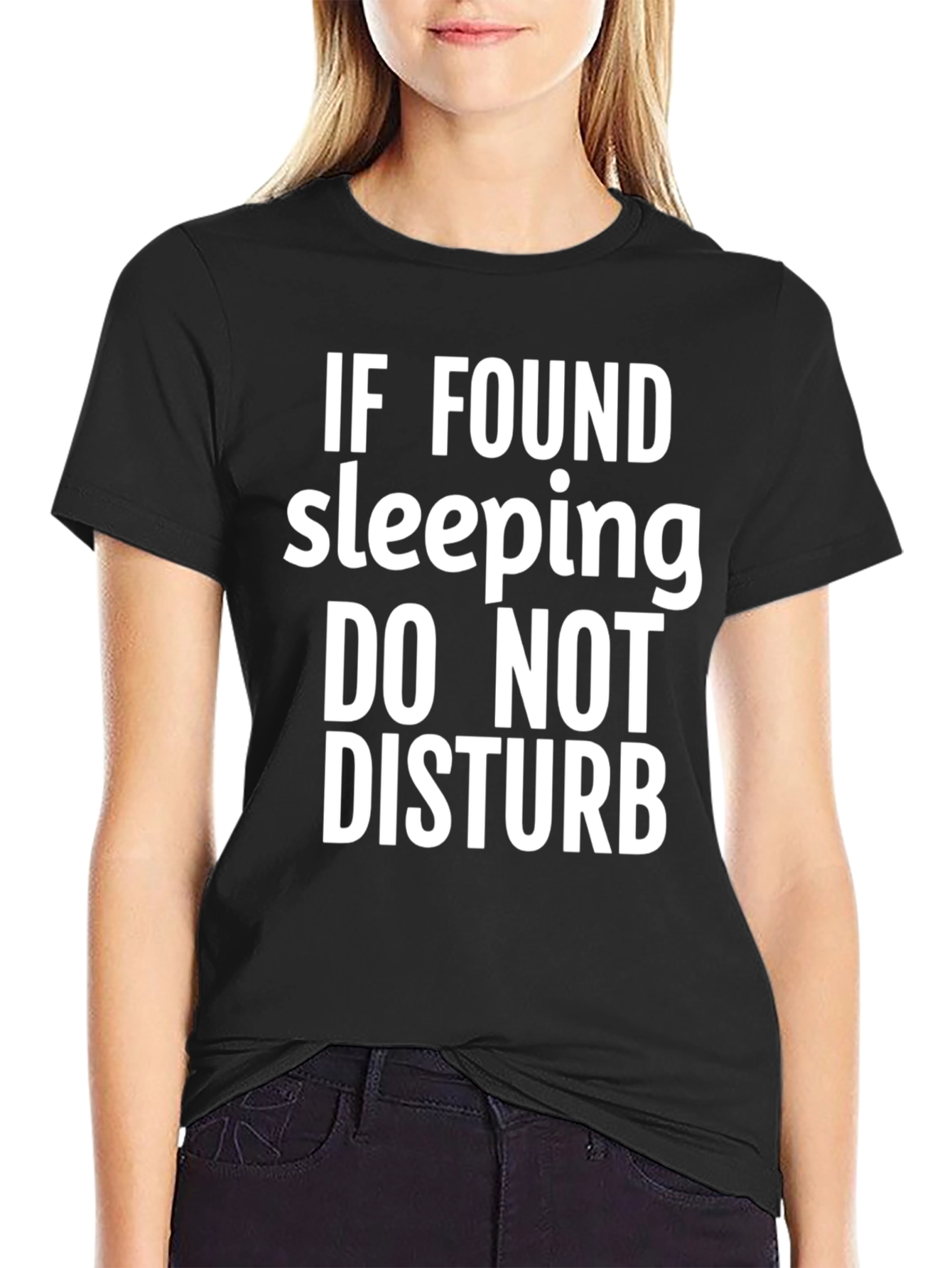Funny Sleeping T-Shirt - Do Not Disturb