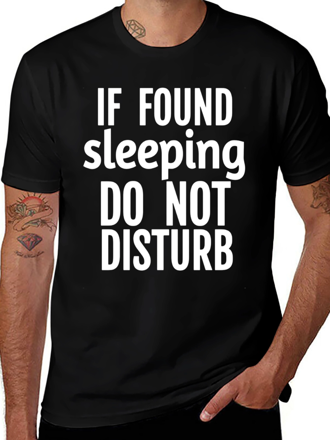 Funny Sleeping T-Shirt - Do Not Disturb