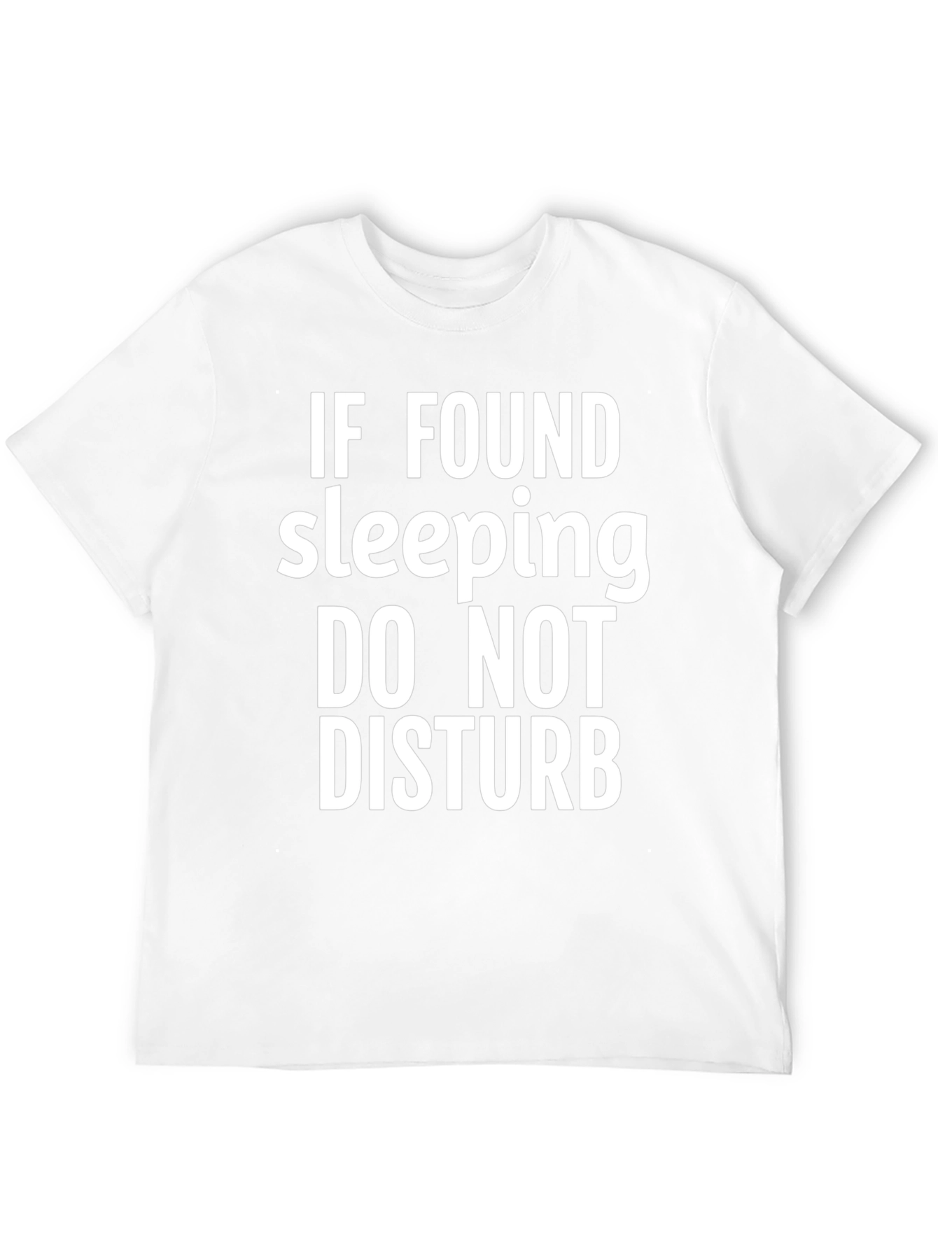Funny Sleeping T-Shirt - Do Not Disturb