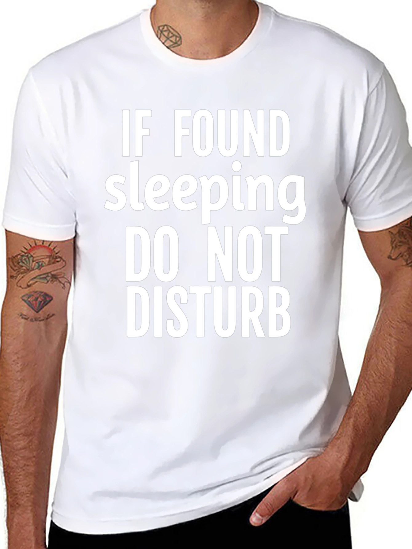 Funny Sleeping T-Shirt - Do Not Disturb