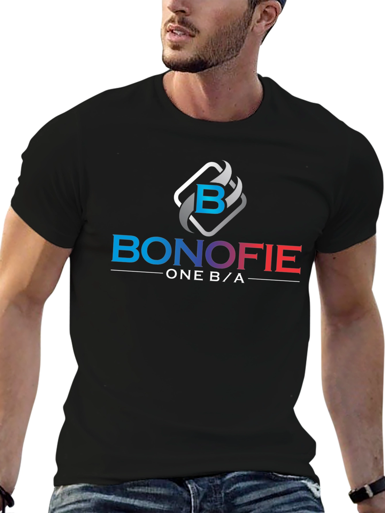 Bonofie One B/A Black T-Shirt