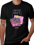 Funny Camera T-Shirt - I Flash People