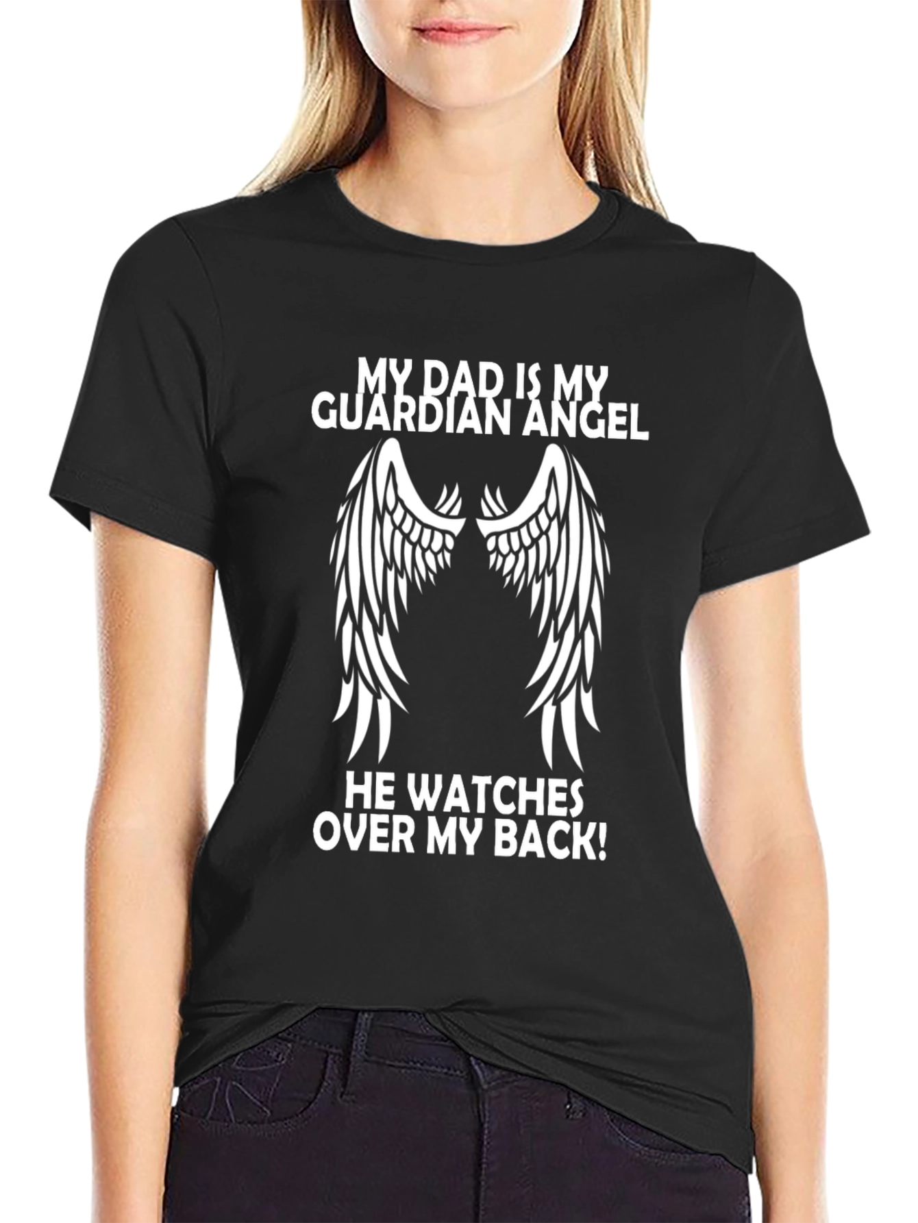 Dad Guardian Angel T-Shirt