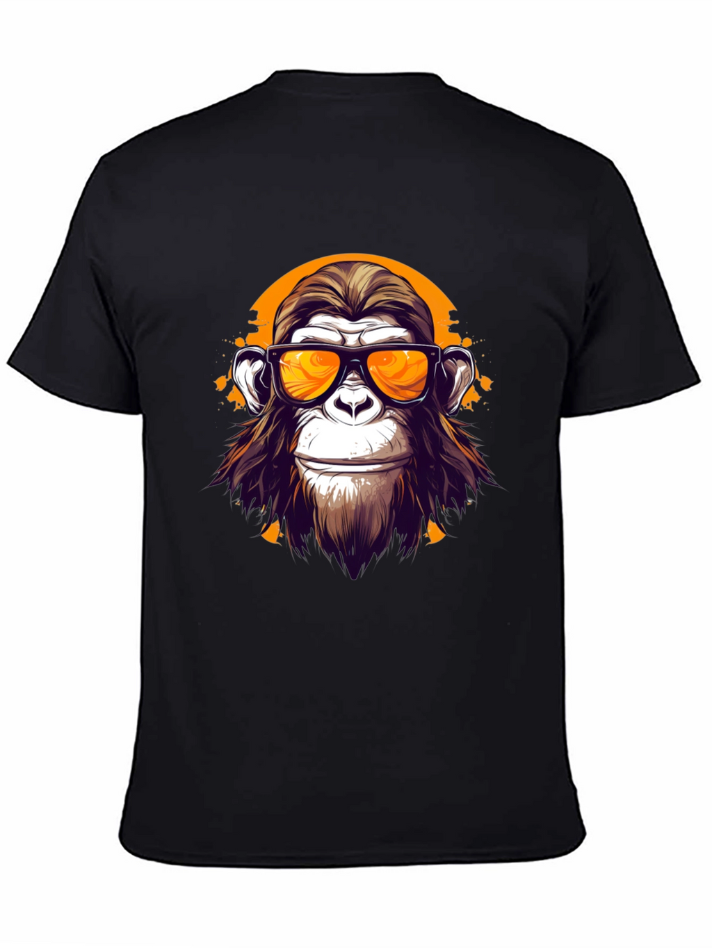 Cool Monkey Graphic T-Shirt - Black