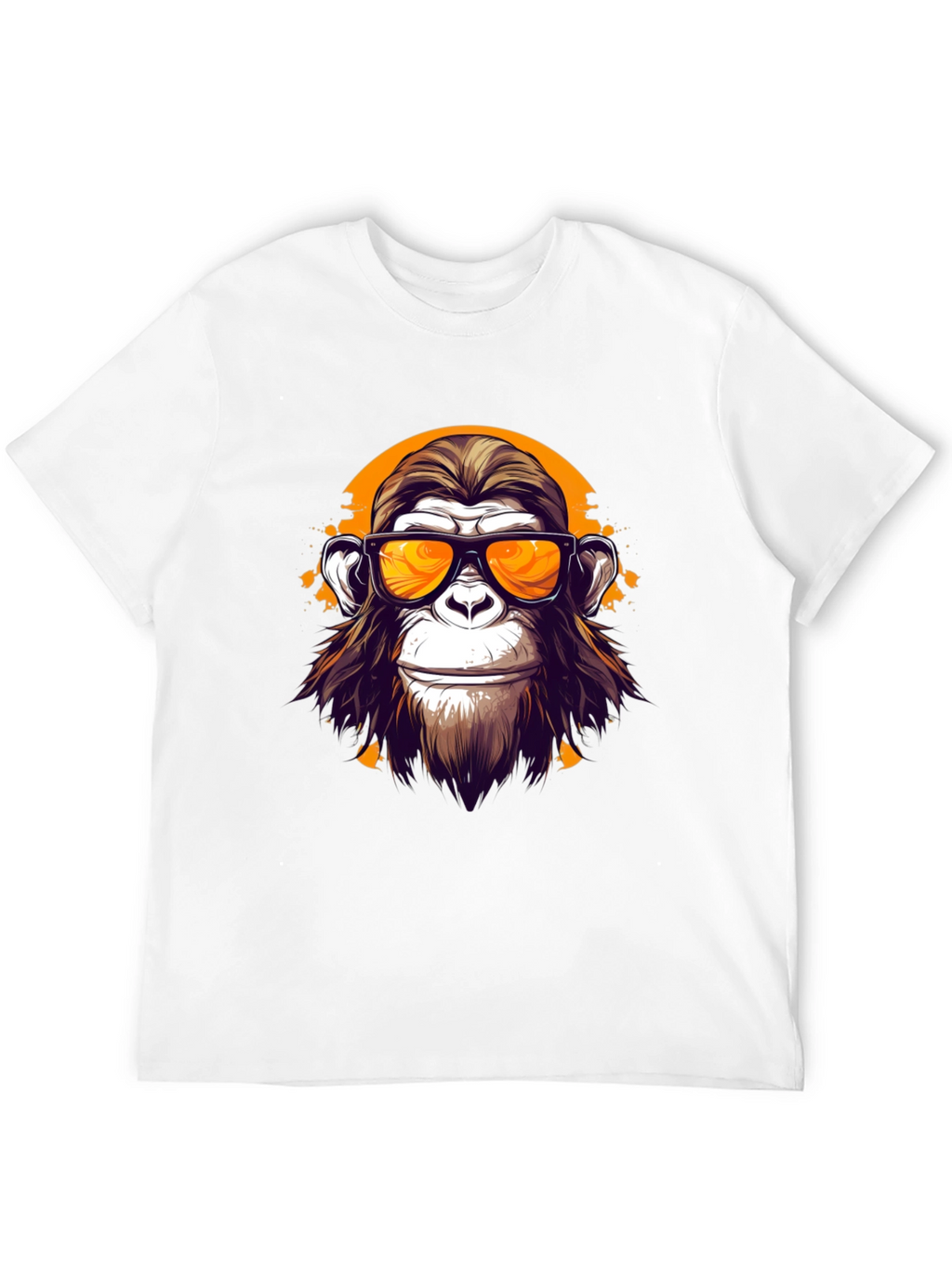 Cool Monkey Graphic T-Shirt - Black