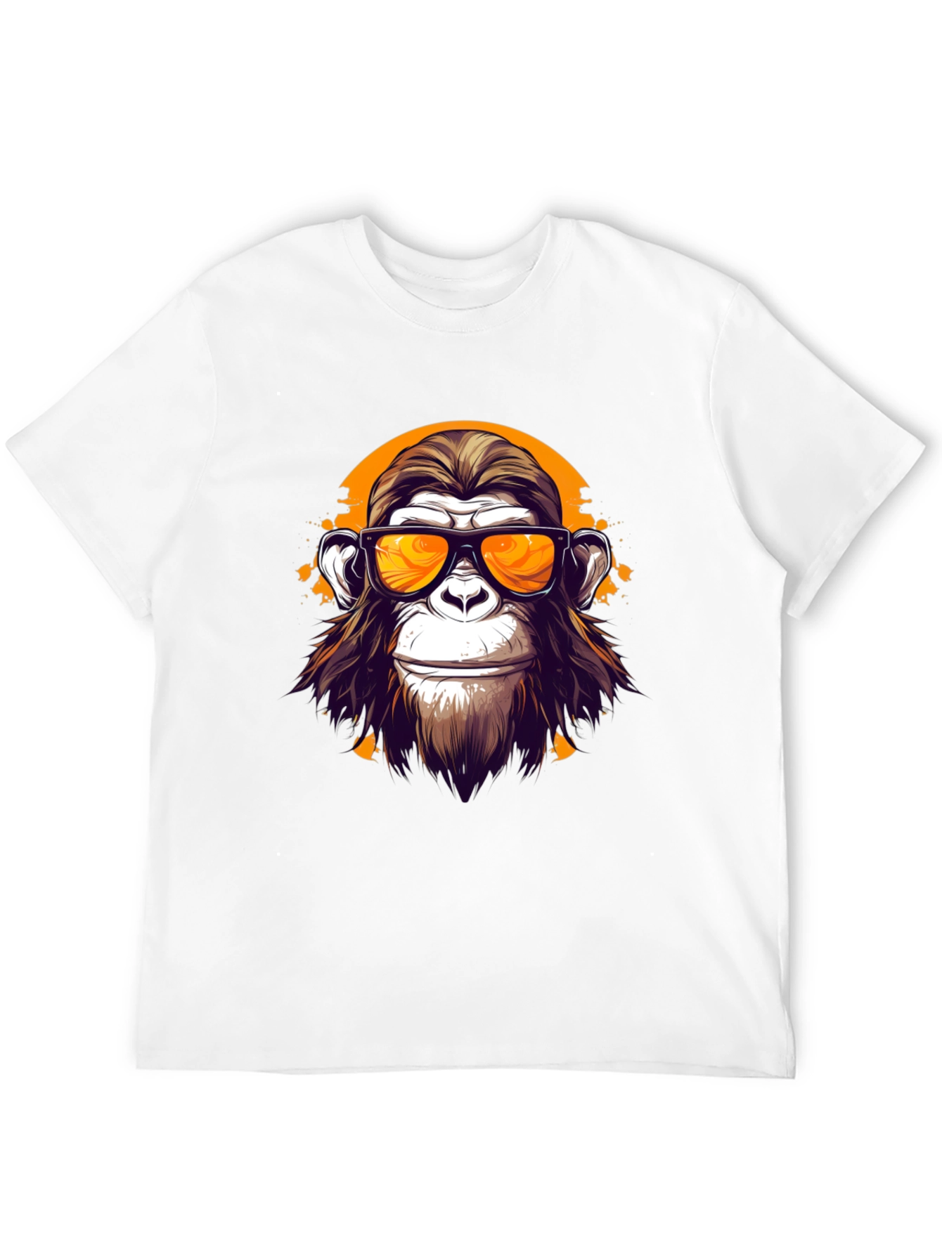 Cool Monkey Graphic T-Shirt - Black